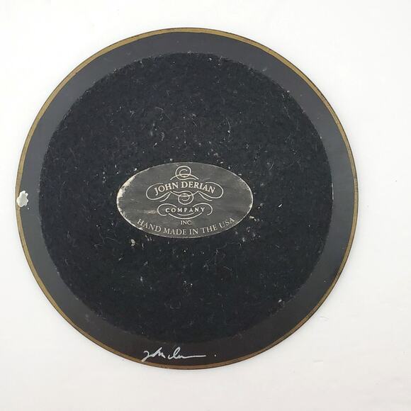Vtg John Derian Target Decopauge Letter "V" Plate Coaster READ - Picture 4 of 10